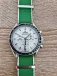 Omega Speedmaster Moonwatch White cal. 3861 Double Sapphire