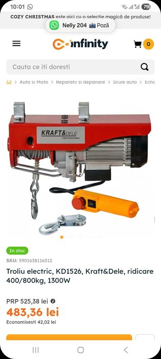 Vand Troliu electric