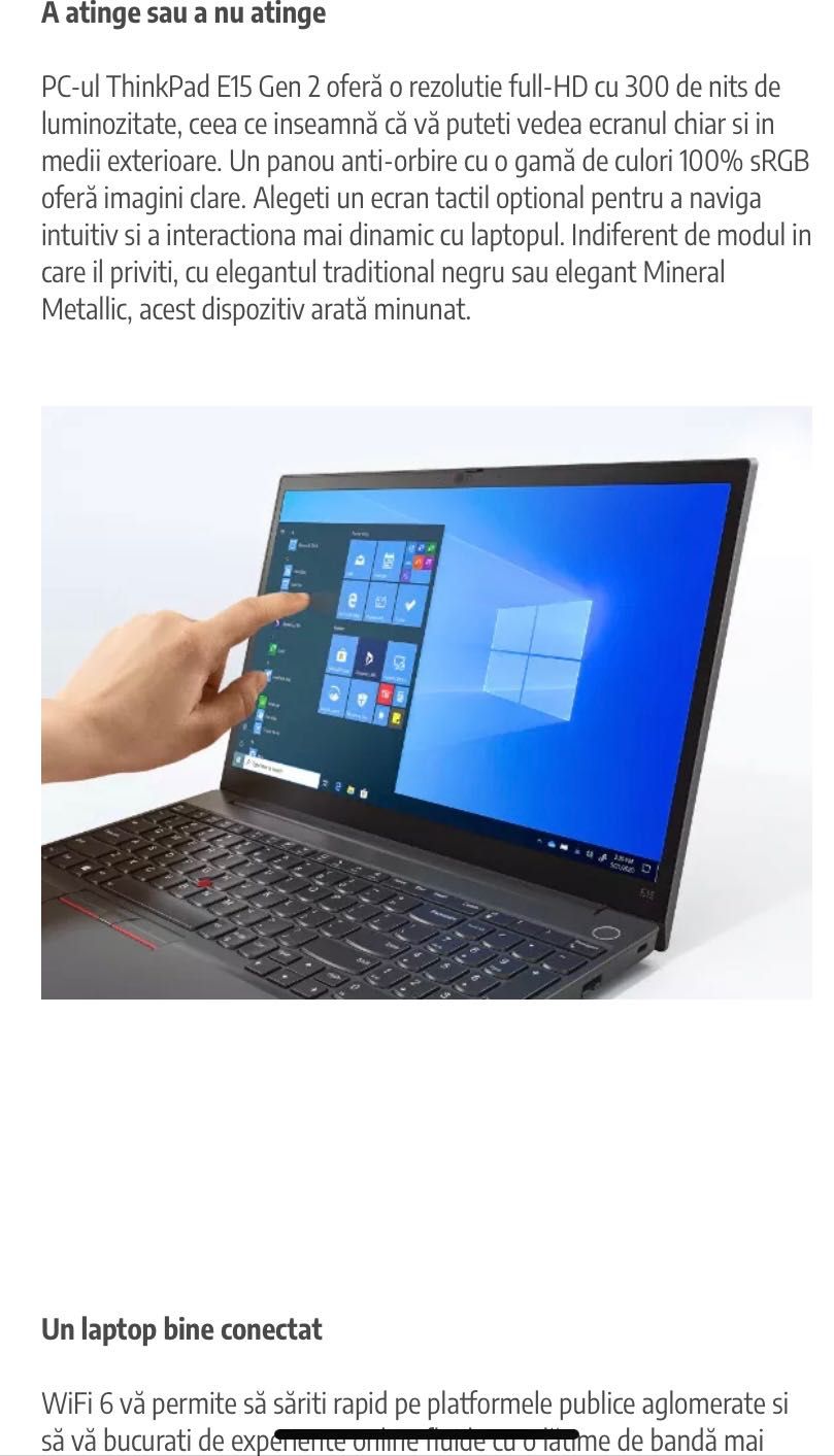 Laptop Lenovo ThinkPad E15 Gen 2