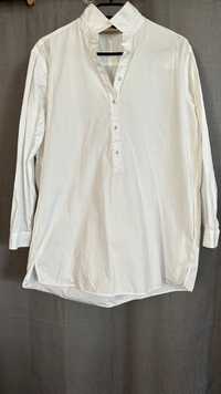 Massimo Dutti бяла дълга риза / рокля