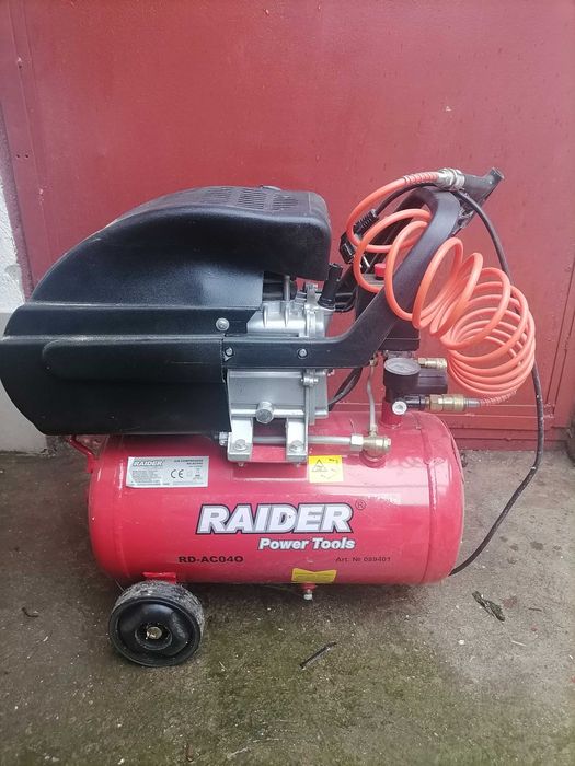 COMPRESOR Raider, 2 CP, 1.5 kW, capacitate 24 L