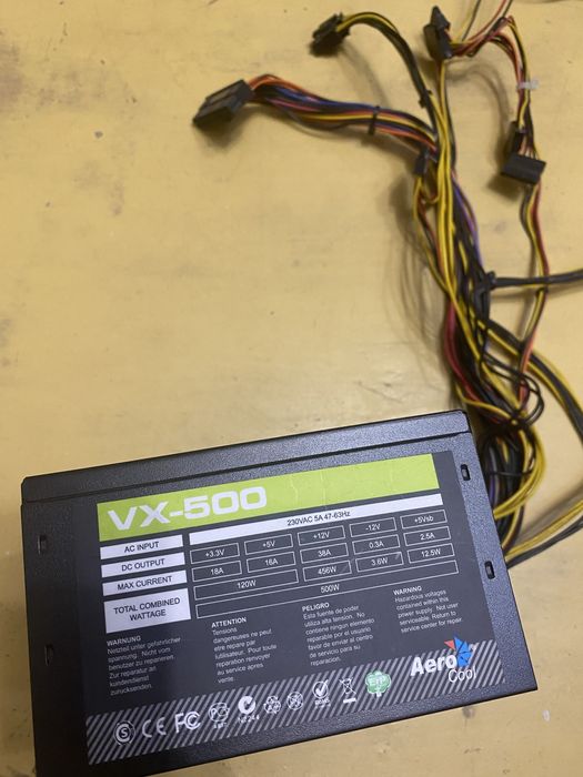 Блок питания Aero Cool на 500W