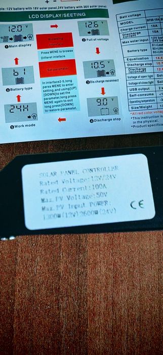 kit  invertor Easun 5000W panouri solare controller 100A  NOU