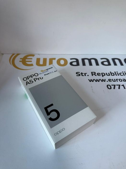 Telefon mobil OPPO A5 Pro, Dual SIM, 8GB RAM, 256GB, 4G, Black -G-