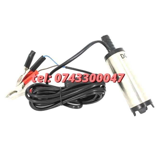 Pompa Electrica Transfer Combustibil Submersibila 12v