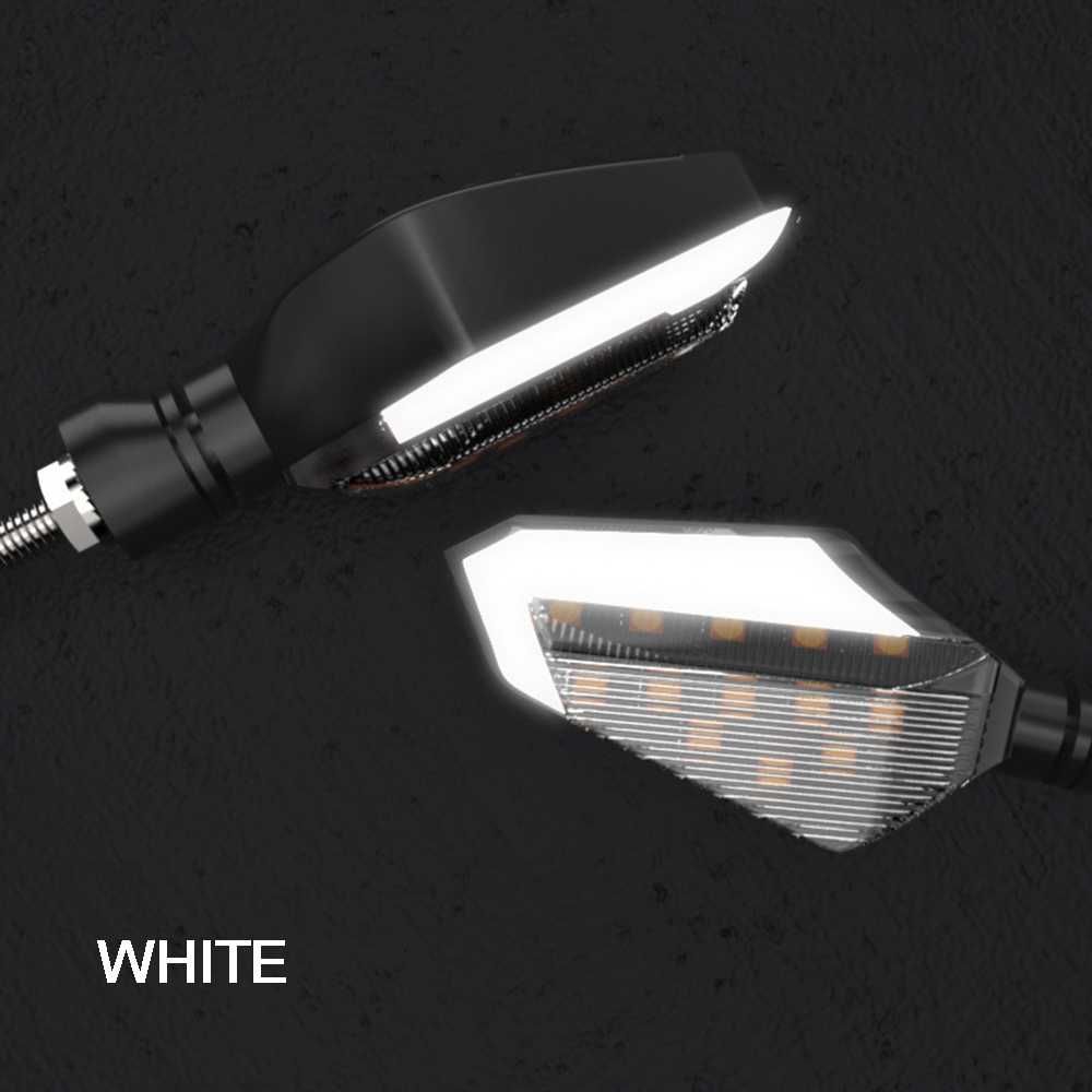 Set semnalizari moto, atv, scuter Led DRL Daylight White Motowolf