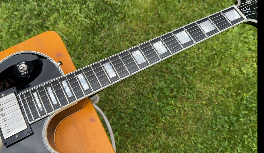 2024 Epiphone Adam Jones 1979 Les Paul Custom Antique Silverburst