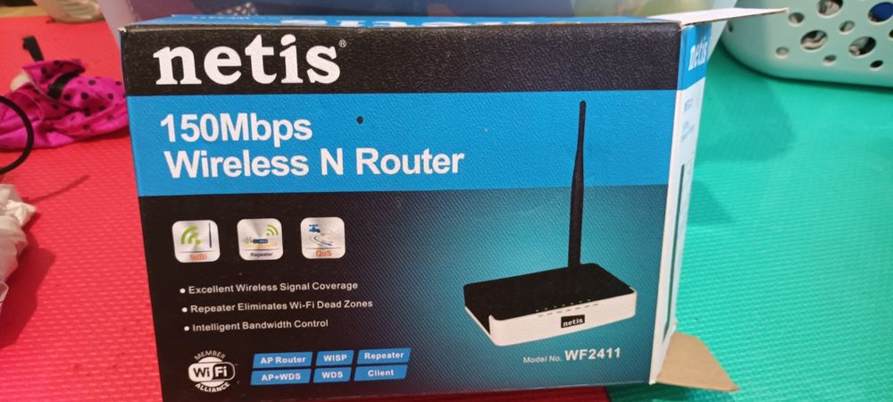 Безжичен рутер Netis WF2411 IPTV, 150 Mbps N Wireless N Router НОВ