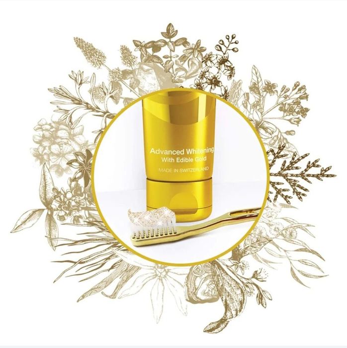 Pastă de dinți Dentissimo Premium Advanced Whitening Gold, Elveția