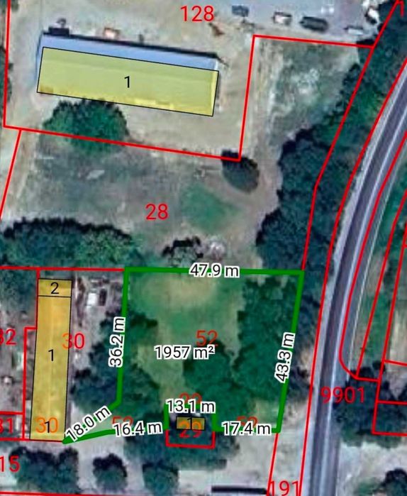 Парцел с. Поликраище 5694 кв. м.  в регулация на главен път Е85