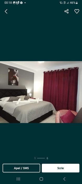 Inchiriez în regim hotelier apartament 2 camere  in centru