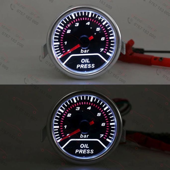 Ceas presiune ulei 7 bar cu diametru 52mm