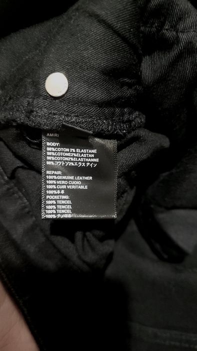 Amiri Jeans with diamonds