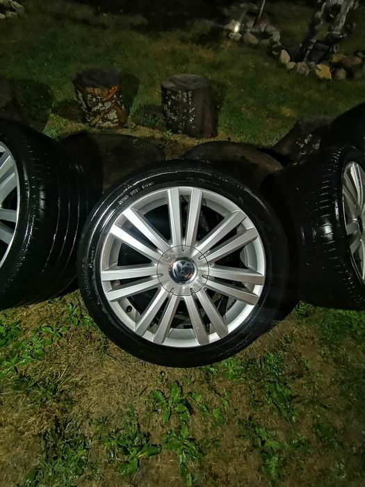 Jante aliaj r17  VW cu cauciucuri vara Hankook   225/45/r17