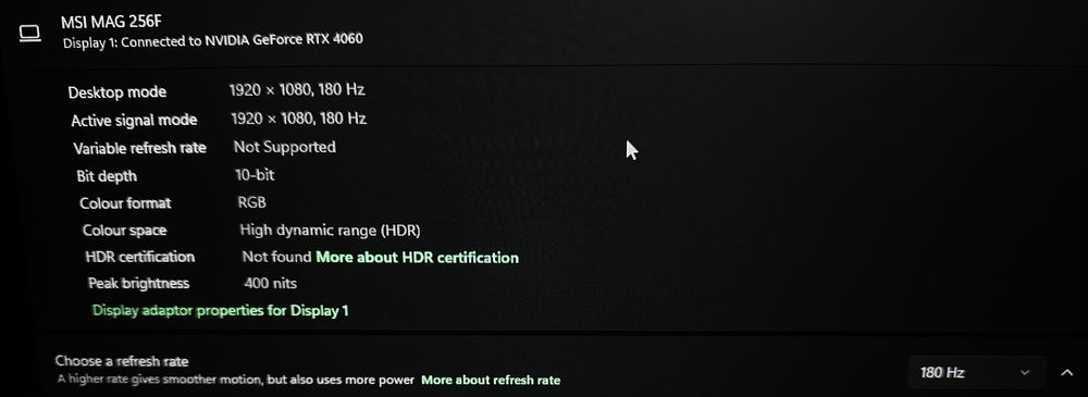 Геймърски компютър + 2 Монитора! 180Hz и 60Hz