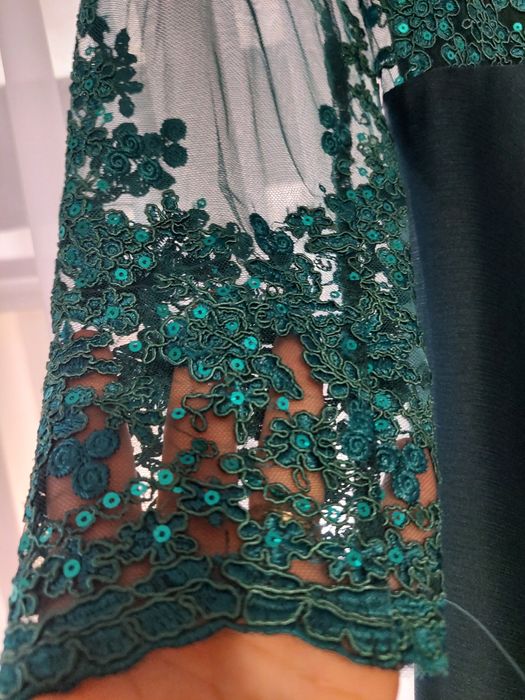 Rochie midi verde smarald, Artista, 42