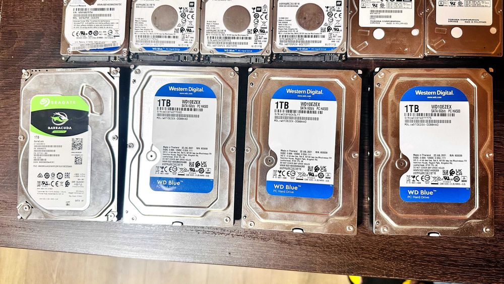 Lot Hard Disk HDD Laptop/Desktop - 1TB NAS 2.5" 3.5"