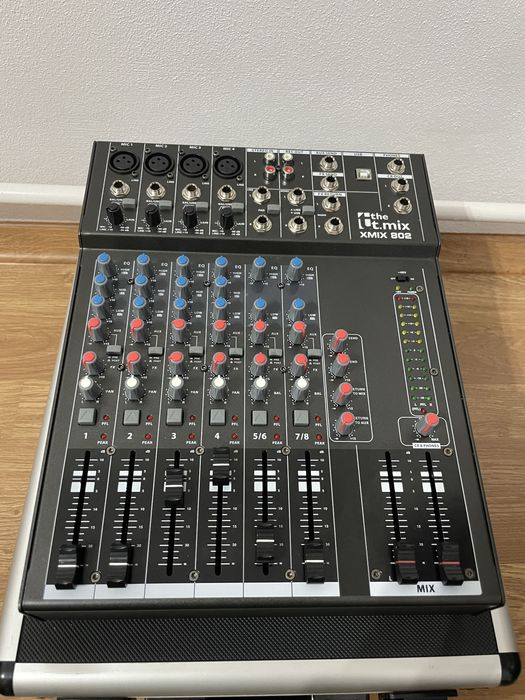 Mixer The T.Mix 802 USB Cu Case Thomann