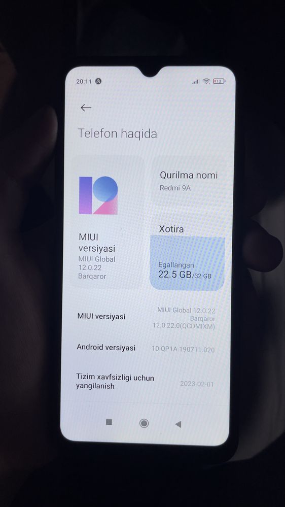 Редми 9А кора рангда