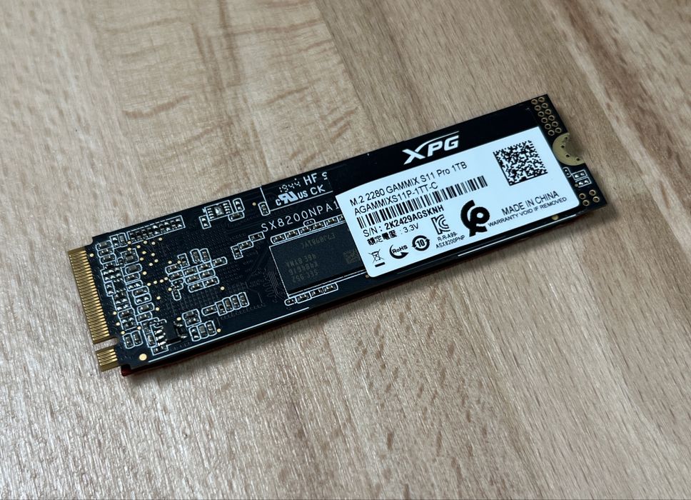 Ssd XPG GAMMIX S11 Pro 1TB – SSD NVMe PCIe 3.0 – Stare foarte bună