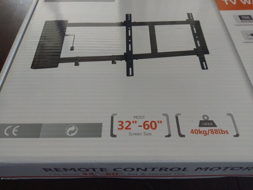 Suport TV  Perete Motorizat cu Telecomanda-80-152cm-SIGILAT !!