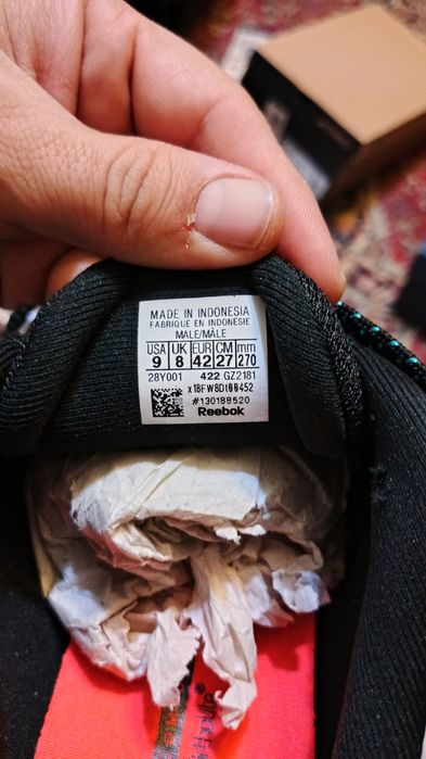 Кросовок правый Reebok