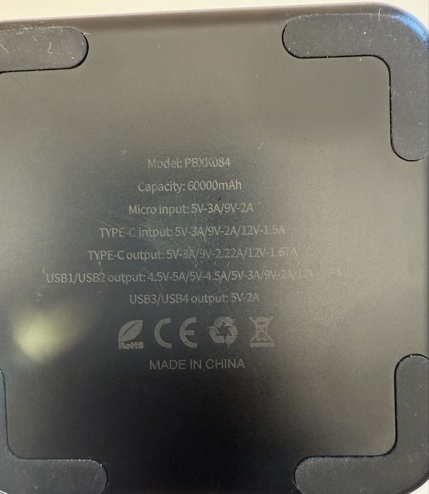 Powerbank / baterie externa A+ 60.000mAh 18W