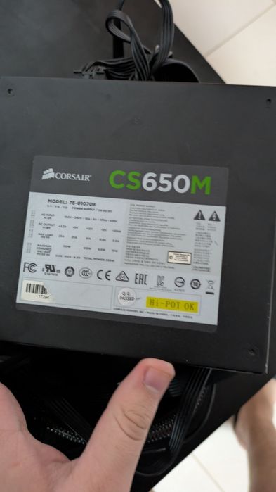 Vand sursa corsair 650w semi modulara URGENT!!