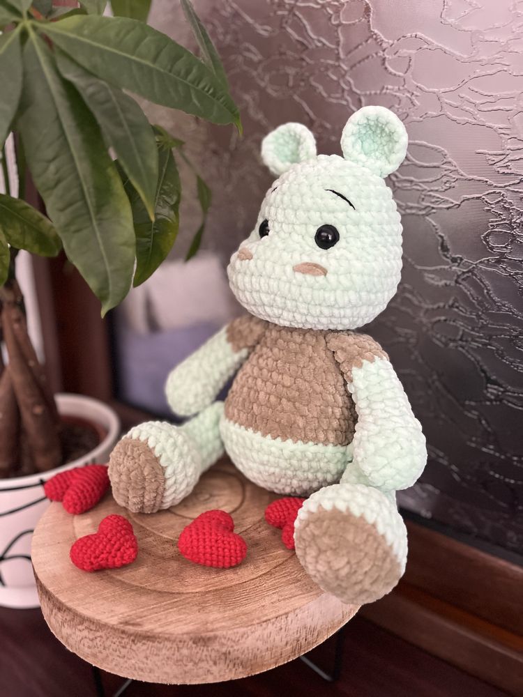 Плетена играчка Хипопотам