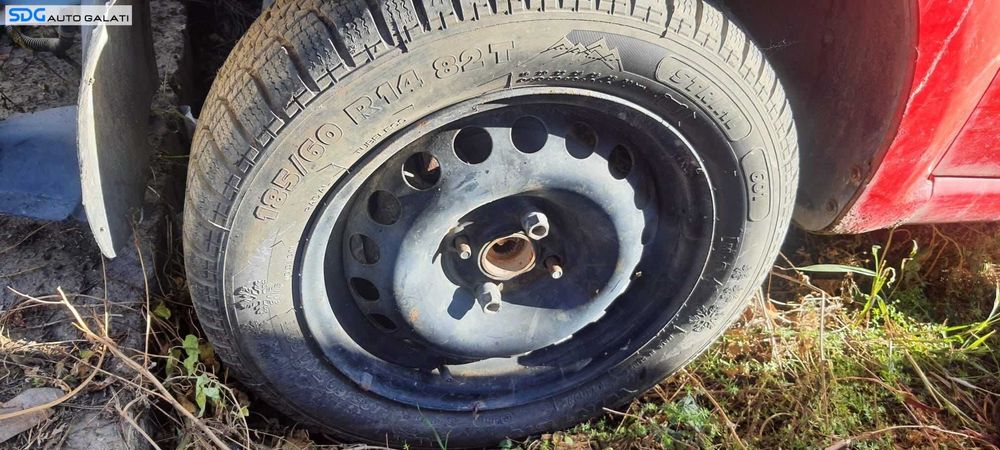 Janta Roata Rezerva Tabla 185 60 14 R14 cu Anvelopa Cauciuc Iarna Chevrolet Aveo 2003 - 2011 [C1173]