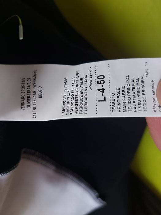 Vermarc-L-Колоездачен клин-Made in Italy