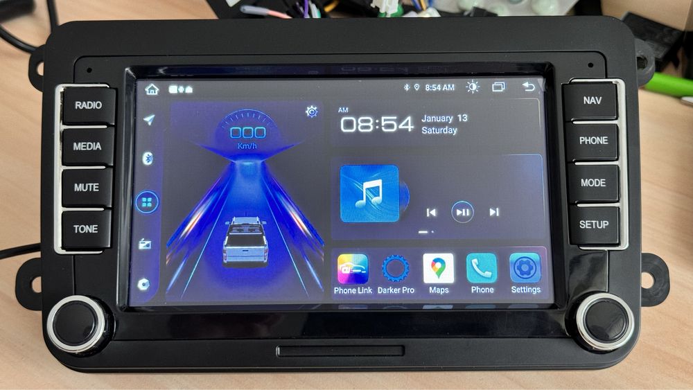 Navigatie Android dedicata WV Skoda cu Android Auto si Appple Carplay