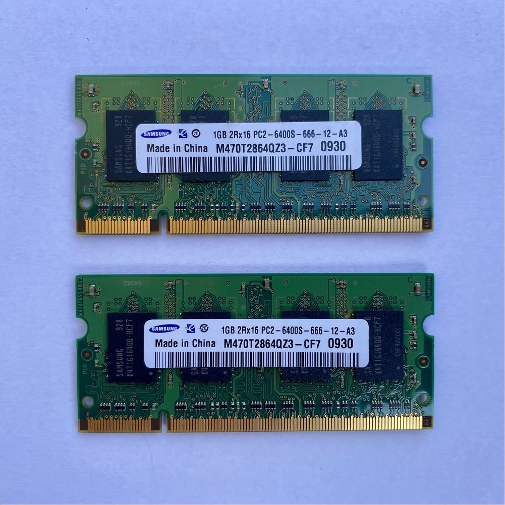 RAM DDR2 1GB laptop, leptop, Samsung