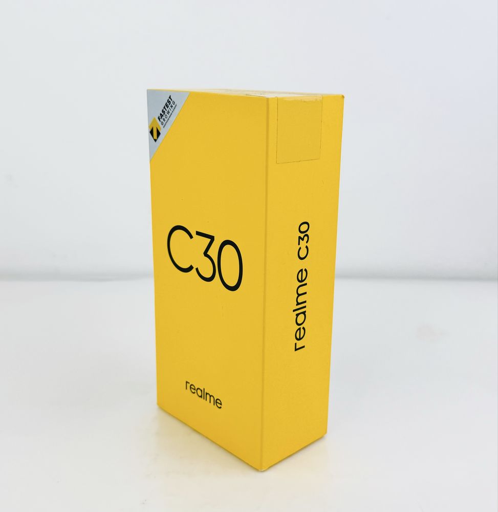НОВ! Realme C30 32GB 3GB RAM Black 2г. Гаранция!