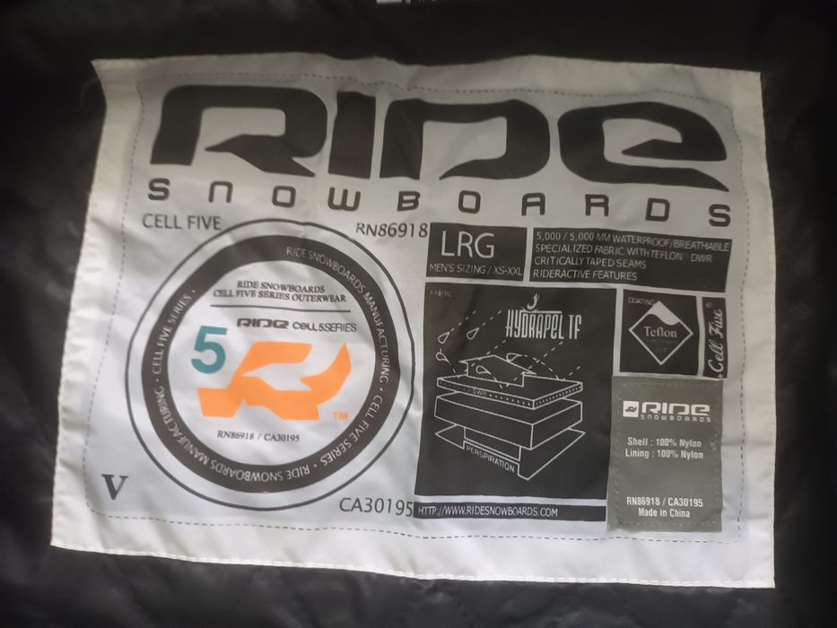 Ride snowboards, Cell 5 series зимно яке