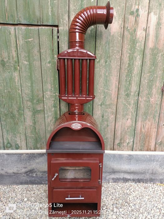 Șemineu emailat 7 KW