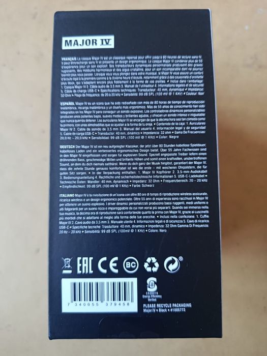 Marshall major lV  маршал мажор 4 xolati yangi