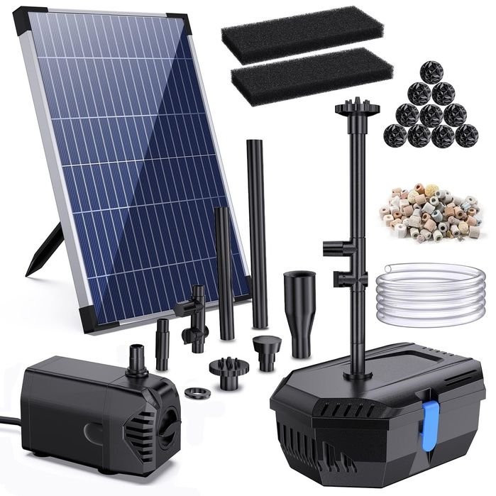 Pompa solara de iaz 6W, 12W, 20W 35W începând de la 50 lei