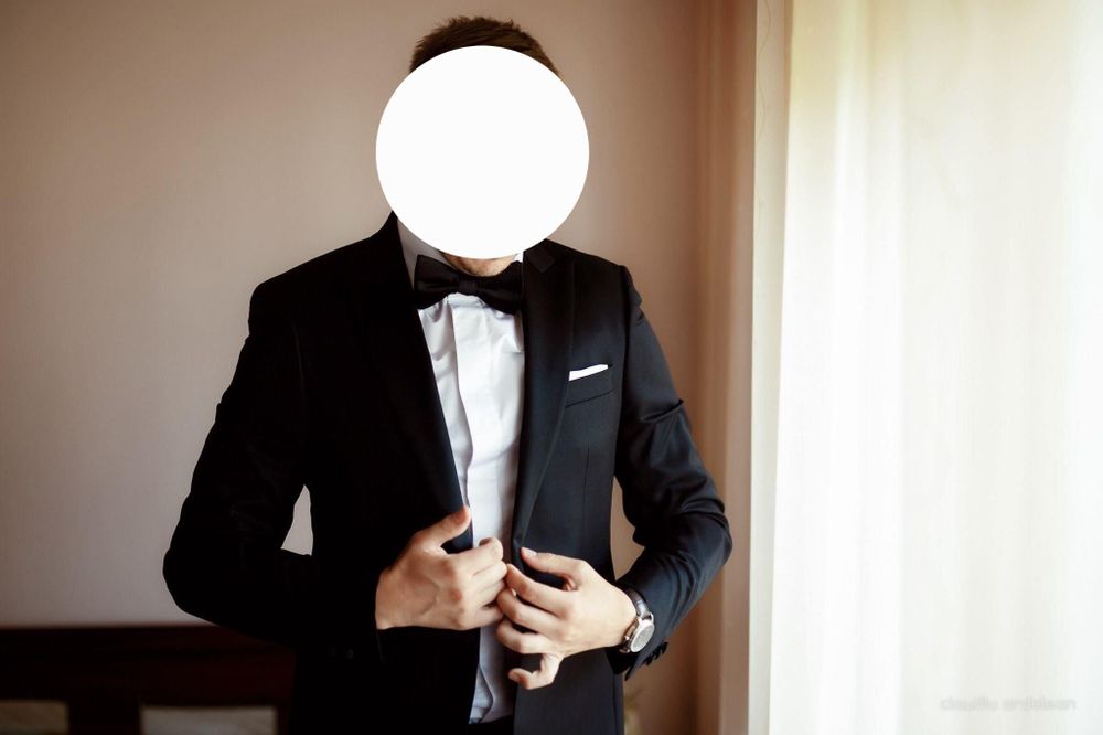 Costum de mire pentru bărbați Louis Purple Mărimea 42