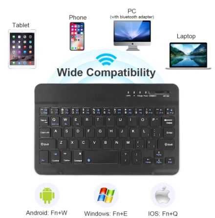 Mini Tastatura Wireless Nor-tec - Noua!