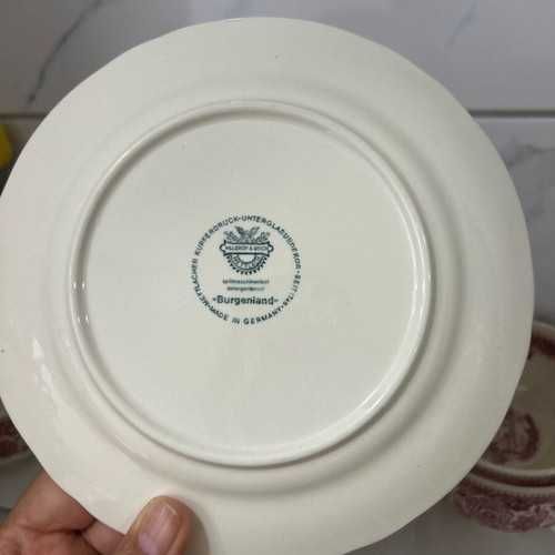 Чинии за предястие и чаши Villeroy and Boch, витринни, комплект 5+6