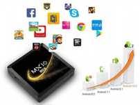 Smart TV приемник Smart Android TV Box MX10s Черен