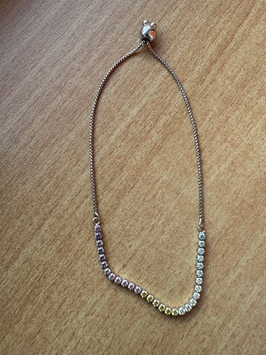 Bratara Pandora cu snur, reglabila