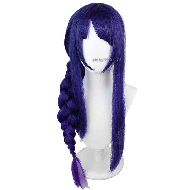 Аниме косплей Game Genshin Impact Raiden Shogun Cosplay Wig