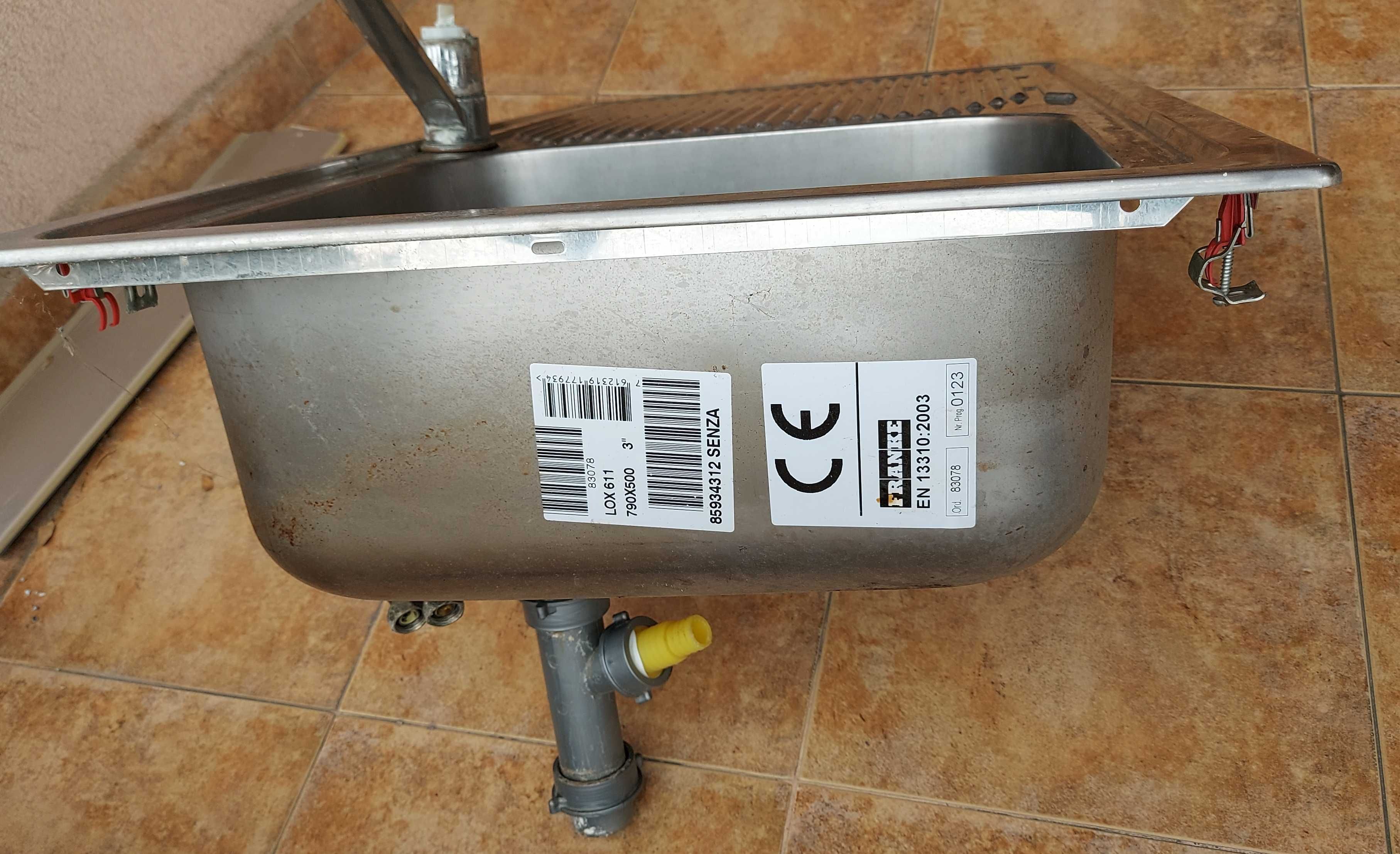 Мивка от инокс Franke. 79Х50 см