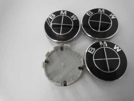 Set 4 Embleme Jante BMW 56mm 60mm 68mm Diferite Culori, Capace Roti