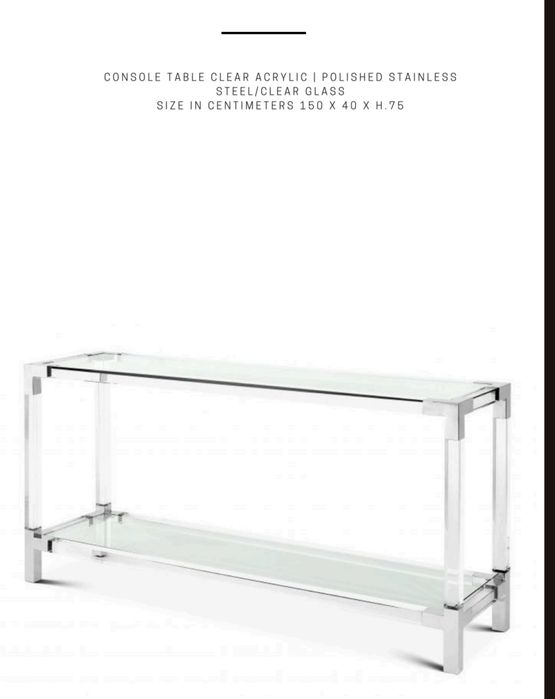 Consola transparent