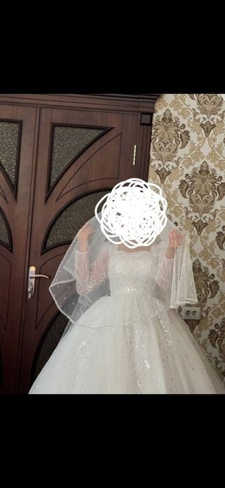 Kelin ko'ylak sotiladi 1 marta toy kuni kiyilgan