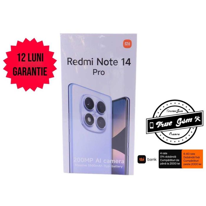 Redmi Note 14 Pro 256GB Midnight Black | TrueGSM
