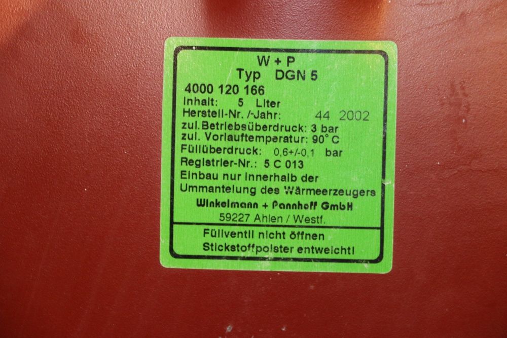 Vas expansiune DGN 5 litri centrala Saunier Duval sau Protherm